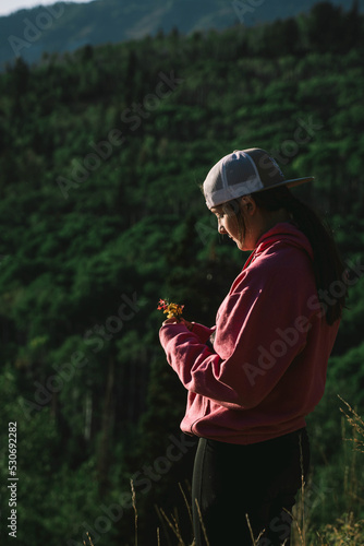 child in the forest