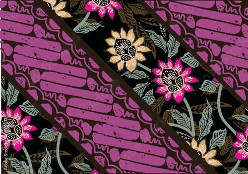 Batik Indonesian: is a technique of wax-resist dyeing applied to whole cloth, or cloth made using this technique originated from Indonesia.
