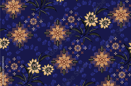 Batik Indonesian: is a technique of wax-resist dyeing applied to whole cloth, or cloth made using this technique originated from Indonesia.