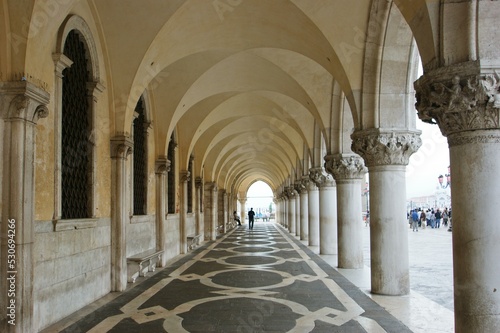 Doge's Palace Symmetry Vault Art Building Arcade