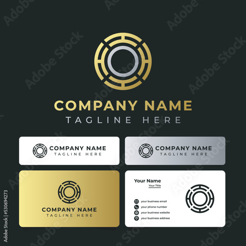 Letter OH Coin Logo, is suitable for any business.