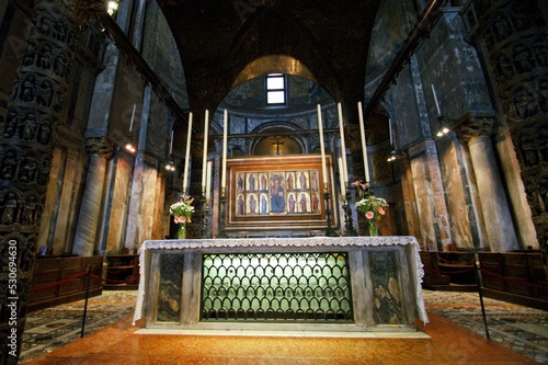 Wood Symmetry Glass Religious institute Arch Font