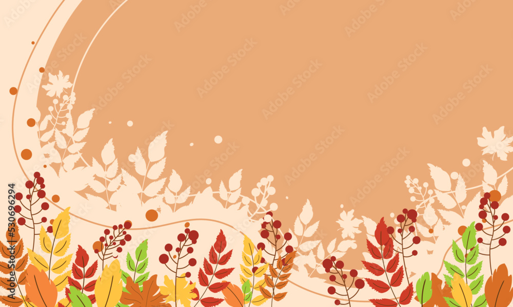abstract autumn vector illustration. Autumn background illustration vector. Flat background of autumn abstract autumn vector illustration. Autumn background illustration vector. Flat background of autumn