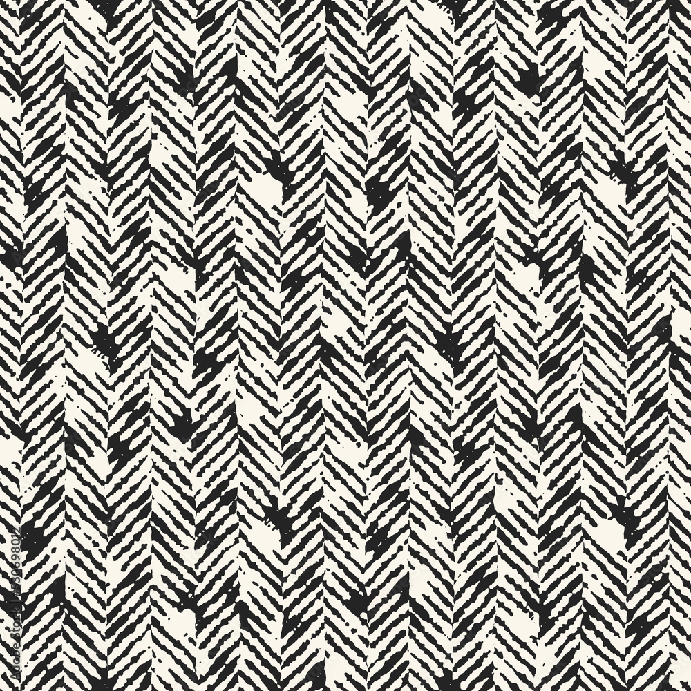 Monochrome Wood Grain Textured Herringbone Pattern Monochrome Wood Grain Textured Herringbone Pattern