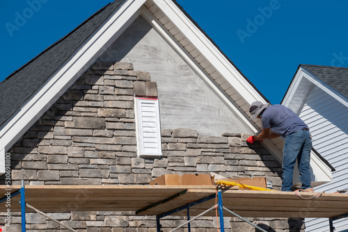 Wallpaper Mural the facade is faced with stone Torontodigital.ca