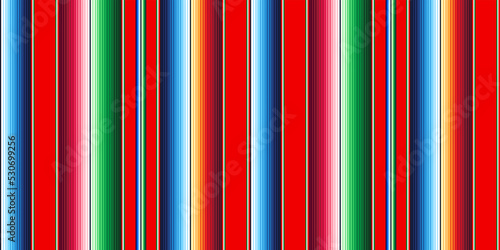 Blanket stripes seamless vector pattern. Ethnic mexican pattern