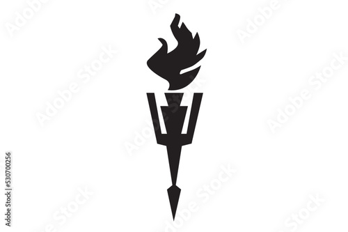 torch silhouette