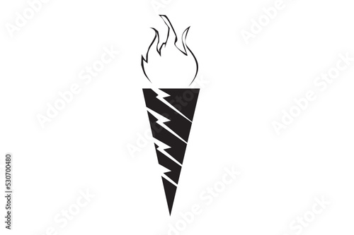 torch silhouette
