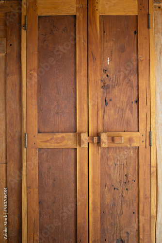 old wooden door