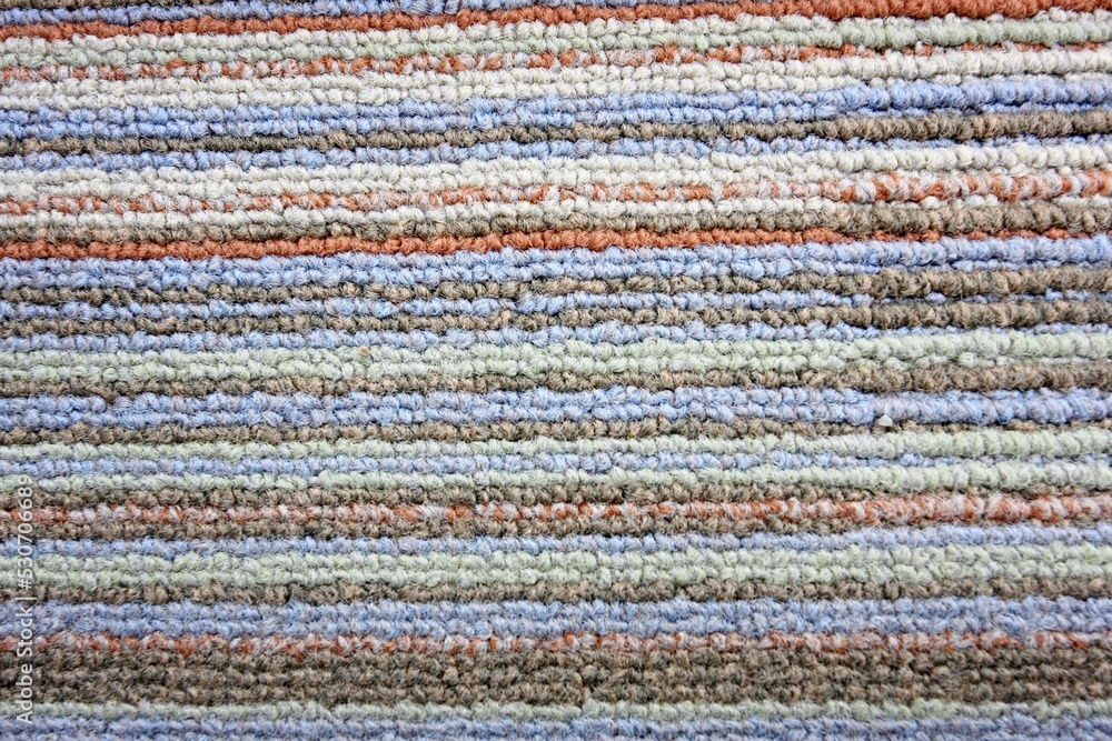 Close Up Of Colorful Carpet Texture
