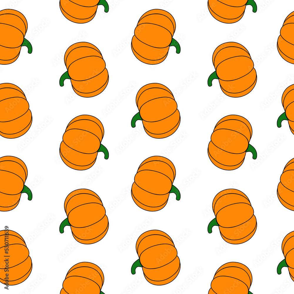 Happy Halloween or pumpkin print pattern seamless. Pumpkin abstract for printing, cutting, and crafts Ideal for mugs, stickers, stencils, web, cover. wall stickers, home decorate and more.