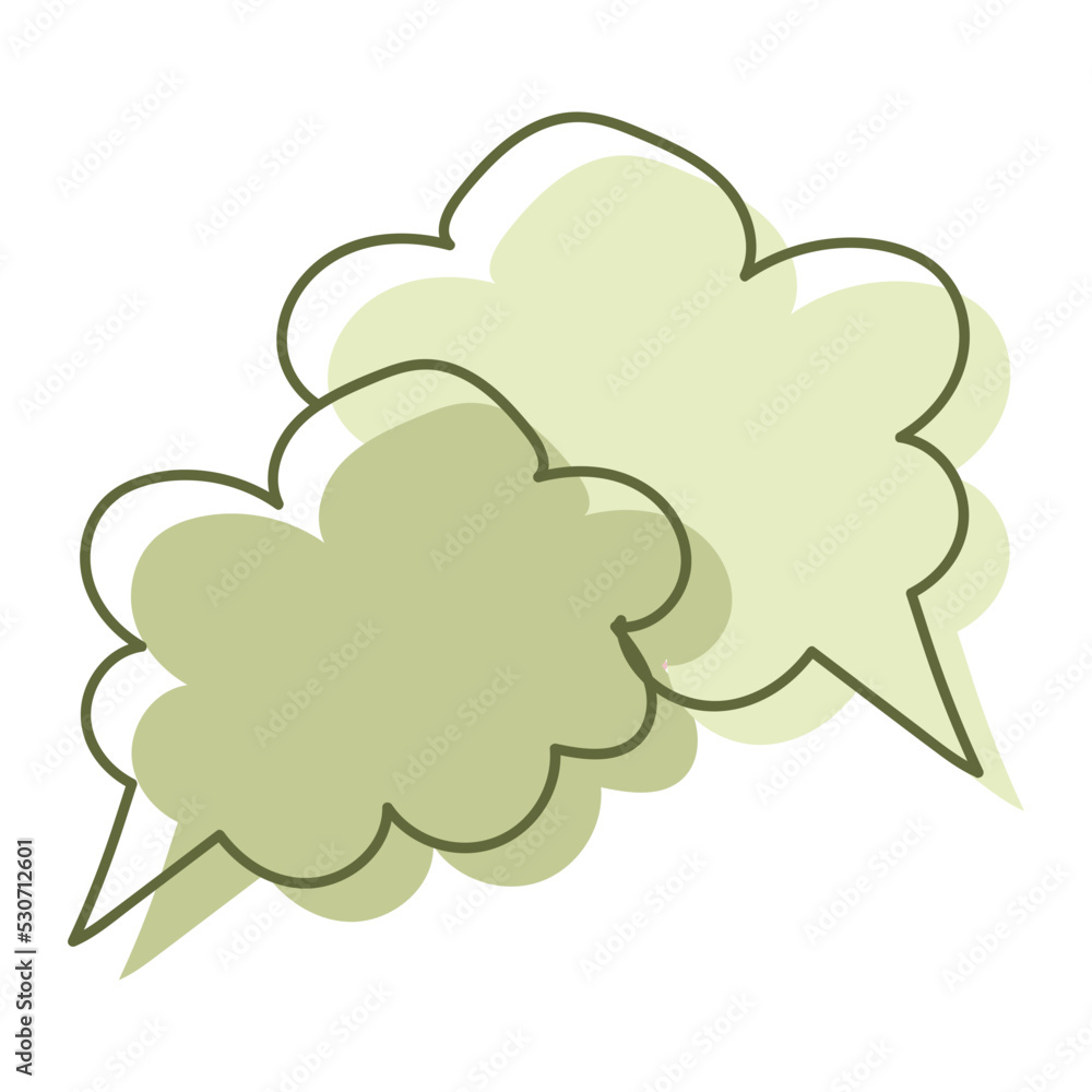 conversation speech bubble doodle conversation speech bubble doodle