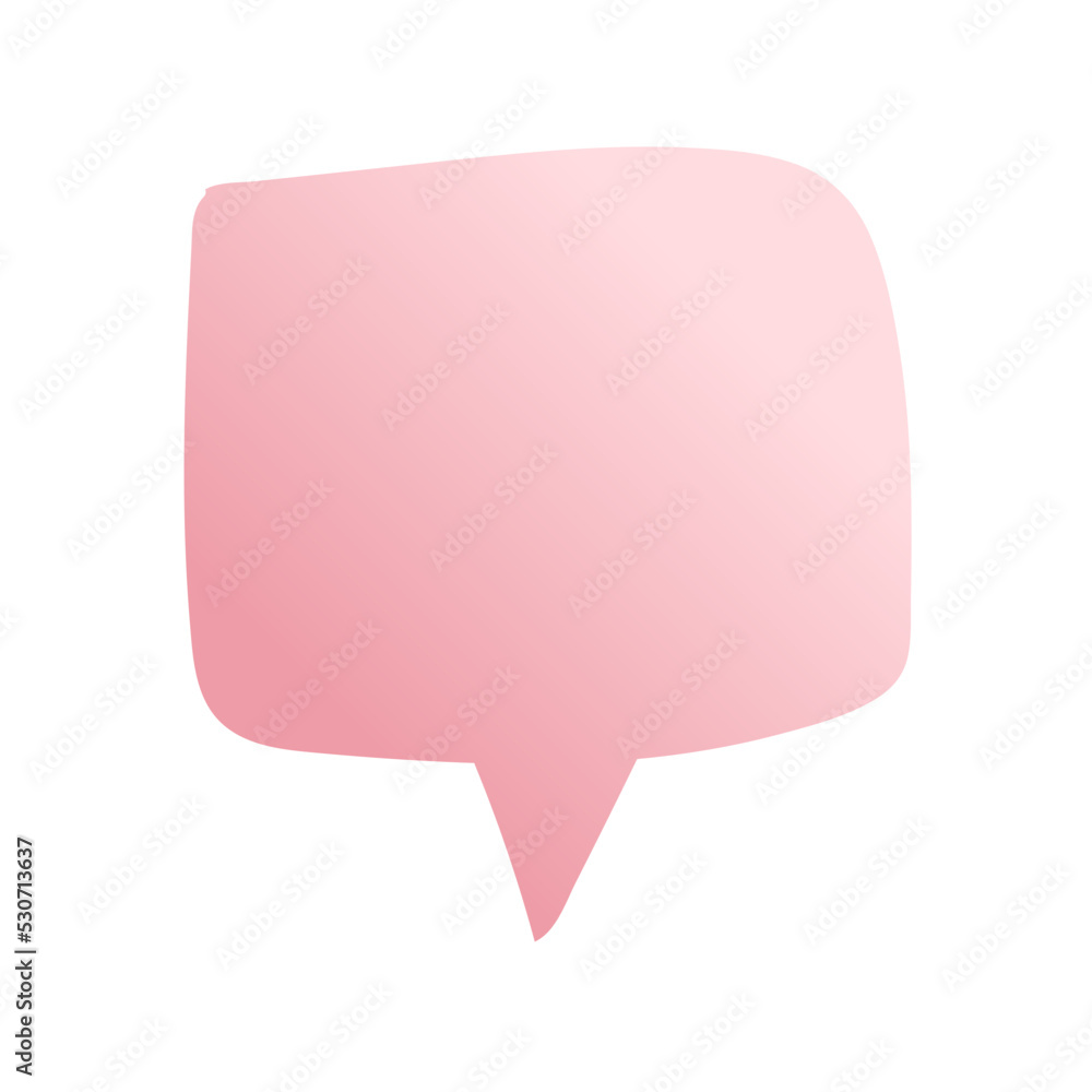 trendy speech bubble message trendy speech bubble message