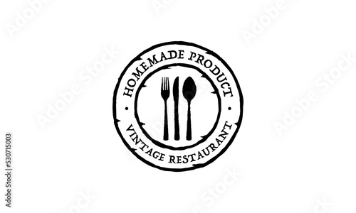 kitchen logo design.vector illustration,Vintage menu for the restaurant