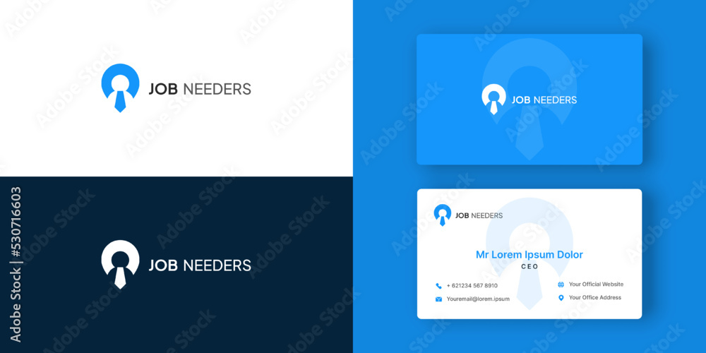 find job Recruitment logo design template find job Recruitment logo design template