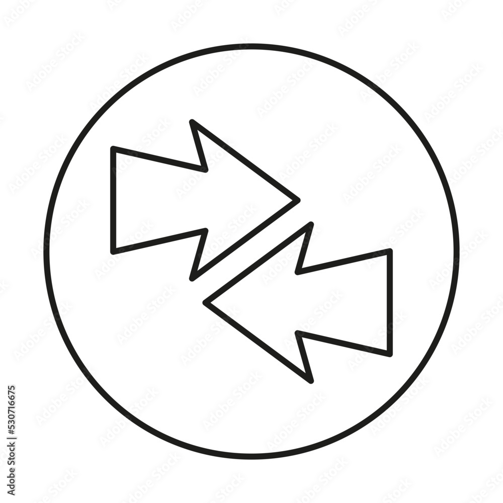 direction arrow direction arrow