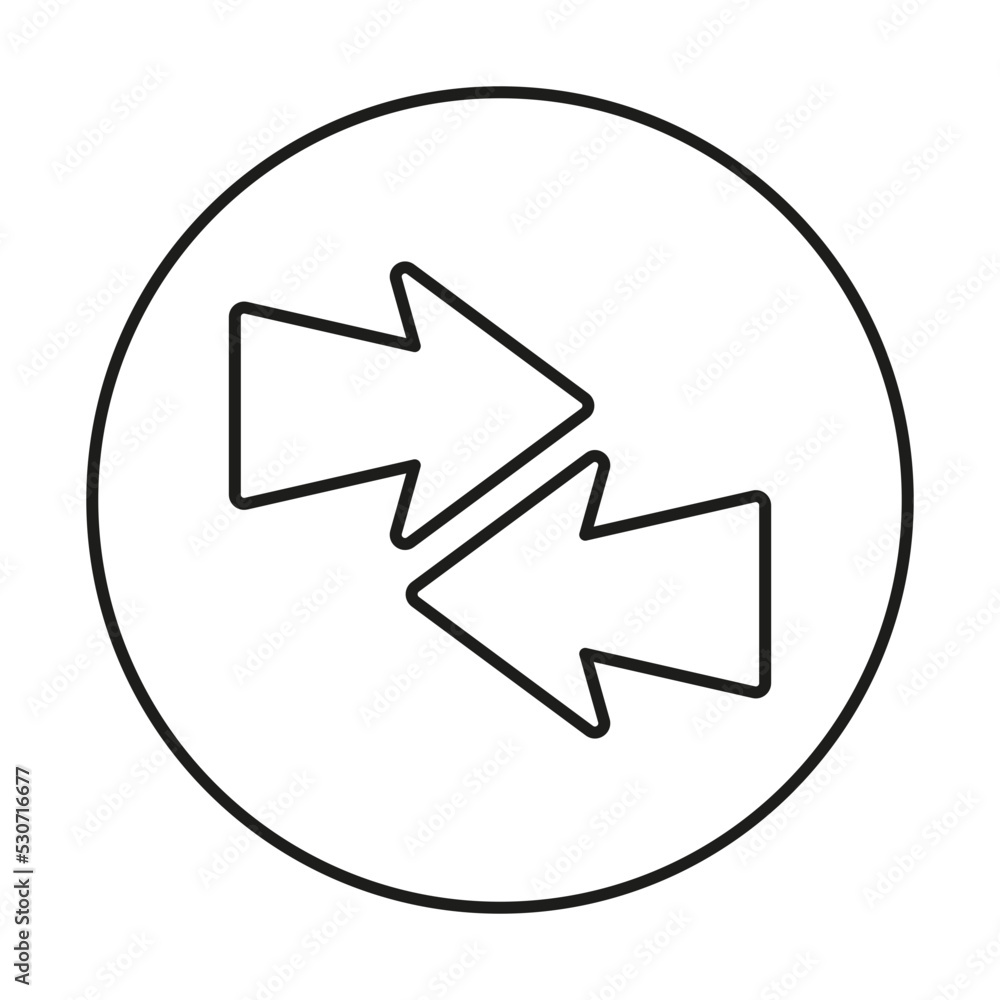 direction arrow direction arrow