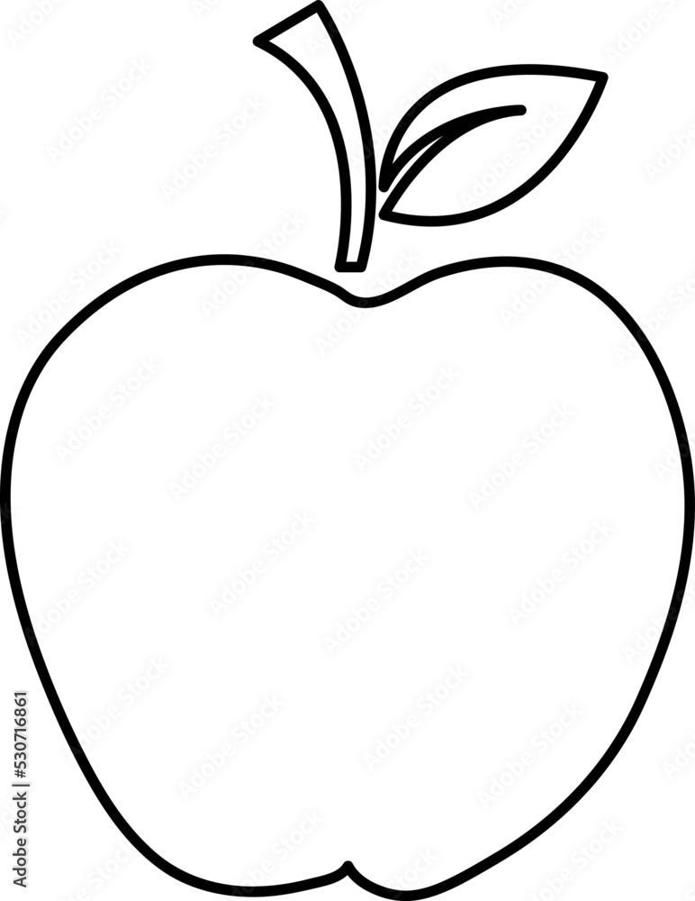 apple with leaf apple with leaf