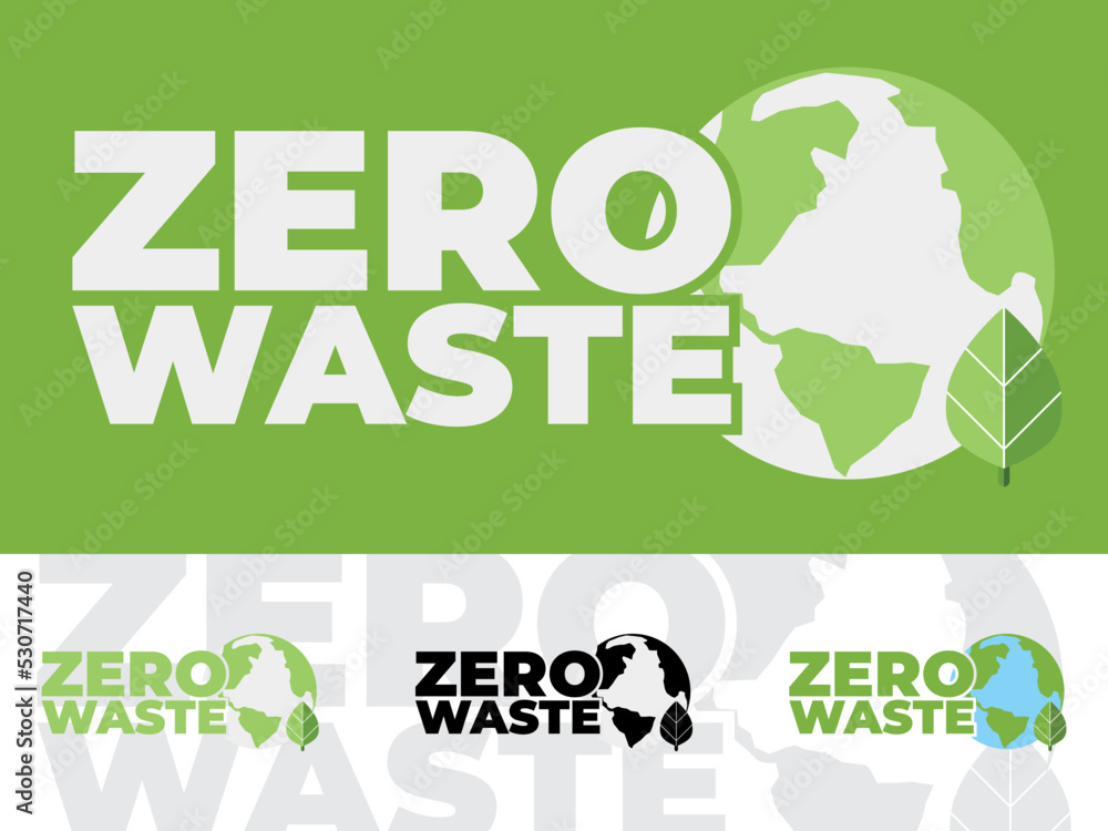 Zero Waste Vector Illustration