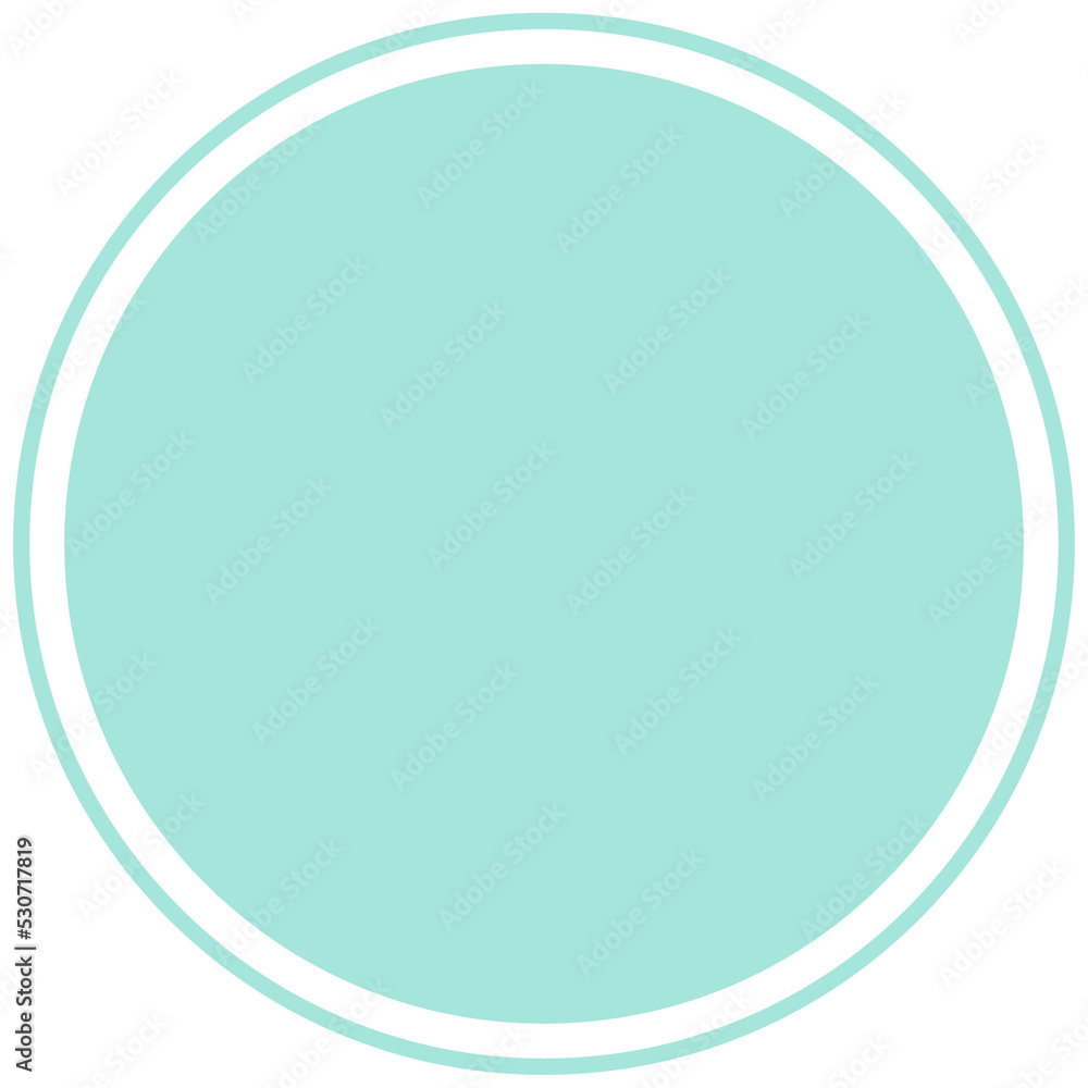 Blue round background for text. Create posts, stories, headlines. Transparent PNG Clipart