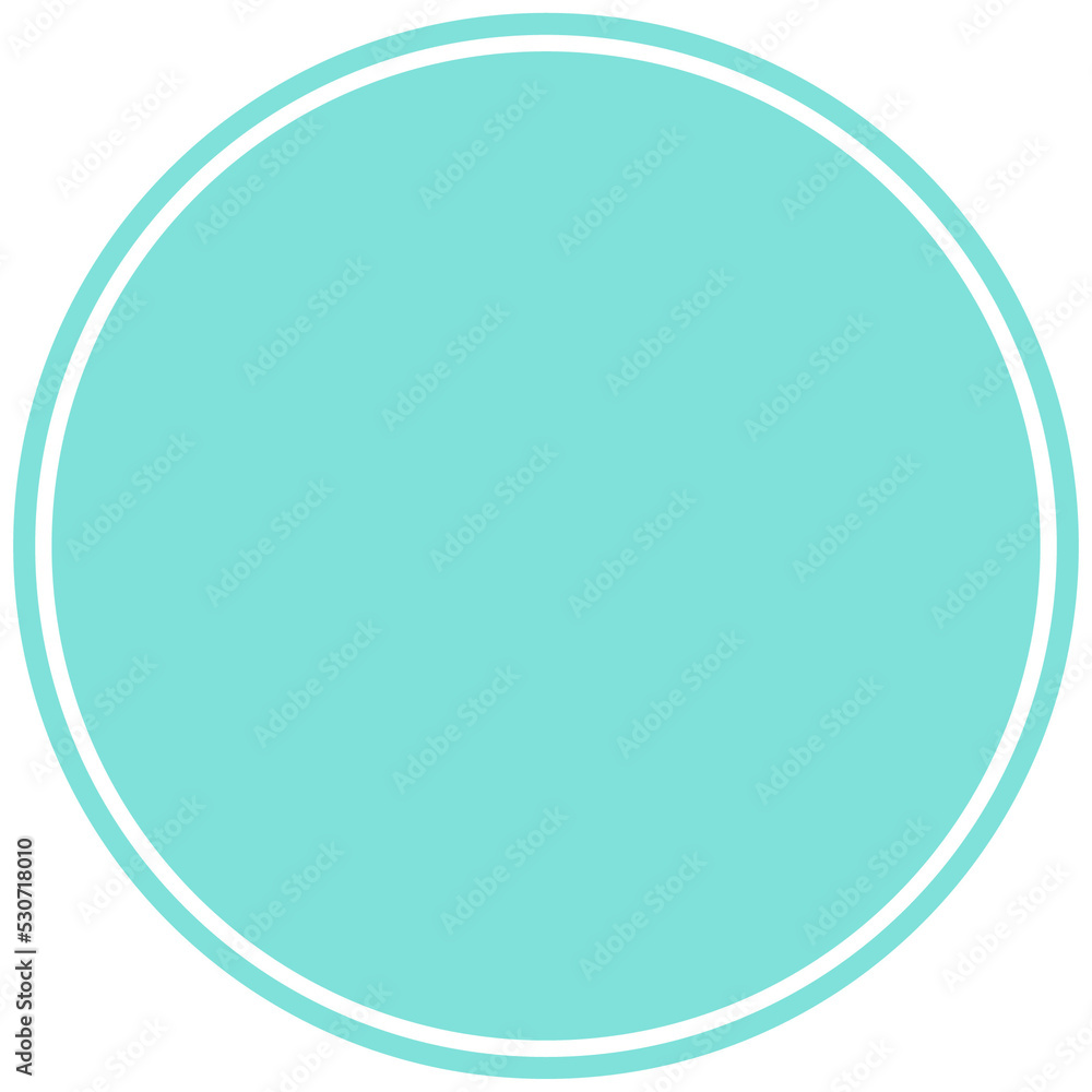 Blue round background for text. Create posts, stories, headlines. Transparent PNG Clipart
