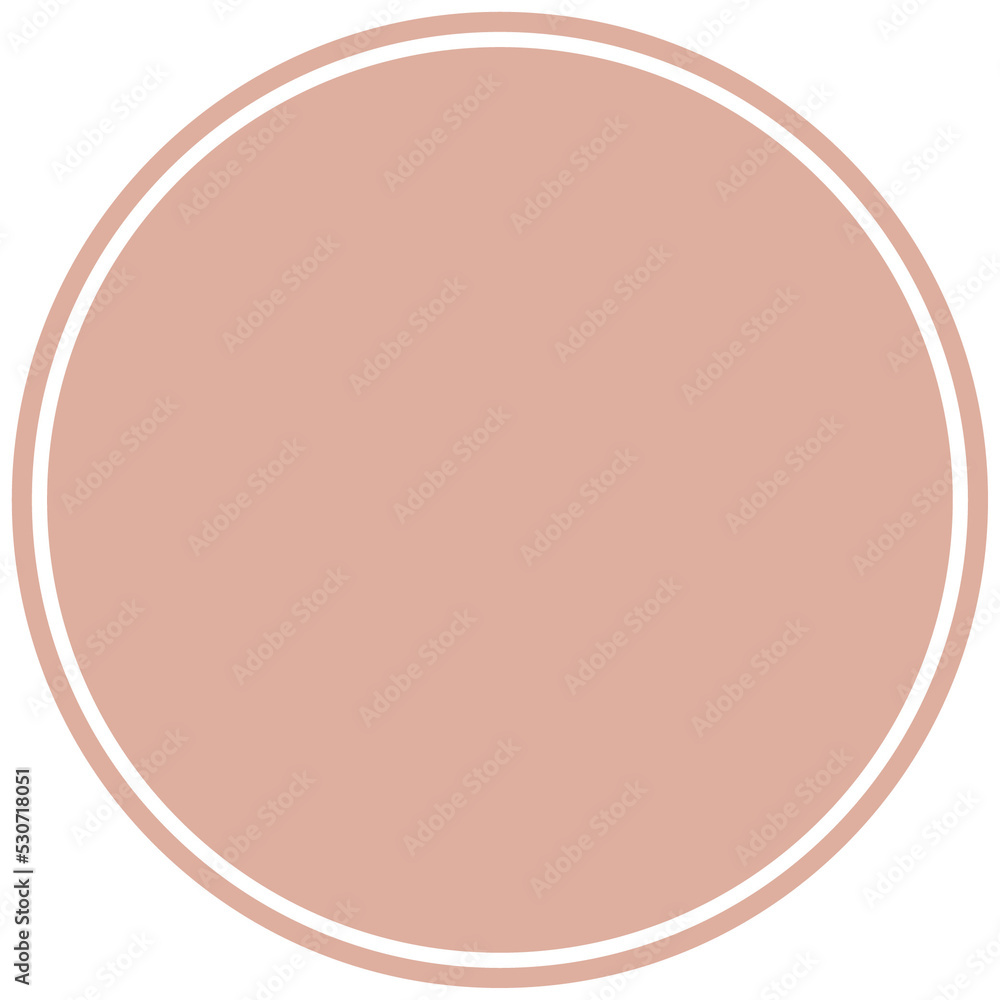 Beige round background for text. Create posts, stories, headlines, highlights. Transparent PNG Clipart
