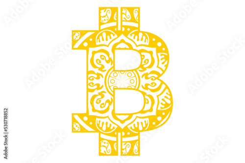 Mandala Bitcoin Vector