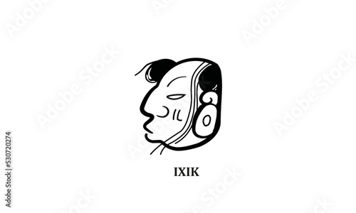 Hieroglyph mayan symbol 