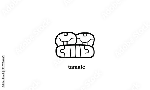 Hieroglyph mayan symbol 