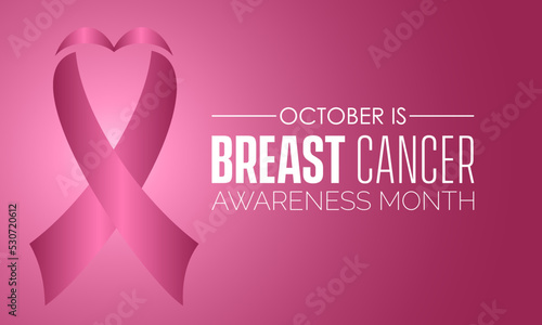 Vector illustration design concept of breast cancer awareness month observed on every october. Mature content