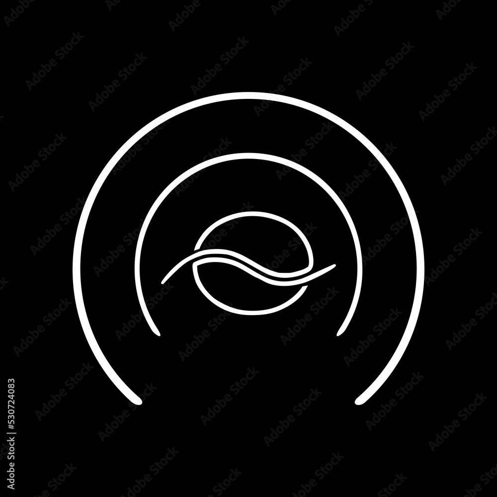 Coffee and Wi-fi Illustration for Logo or Design Element. Simple, Eyecatching, and Memorable. Vector Illustration Coffee and Wi-fi Illustration for Logo or Design Element. Simple, Eyecatching, and Memorable. Vector Illustration