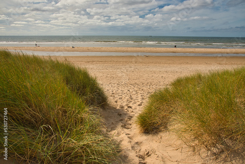 Strand in Bergen aan Zee in Nordholland