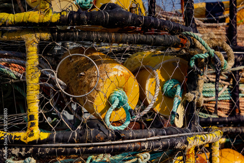 Crab traps of Yaquina Bay, Oregon