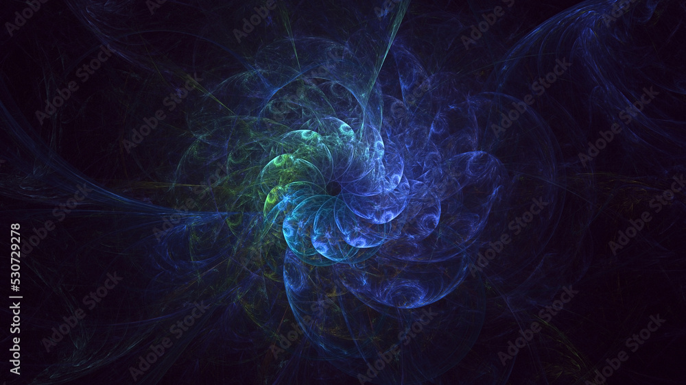3D rendering abstract fractal light background 3D rendering abstract fractal light background