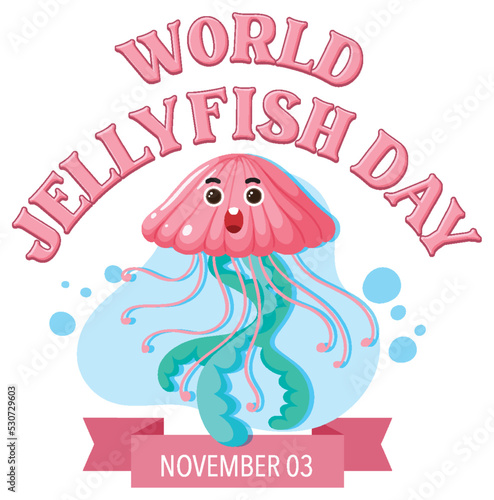 World Jellyfish Day Banner Design