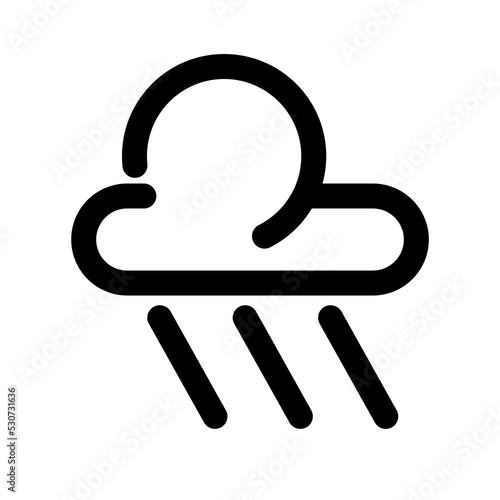 Rain icon template PNG