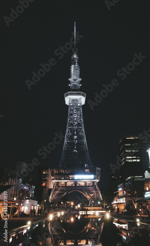 eiffel tower at night