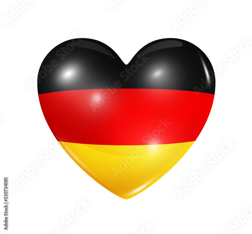 Love Germany  heart flag icon