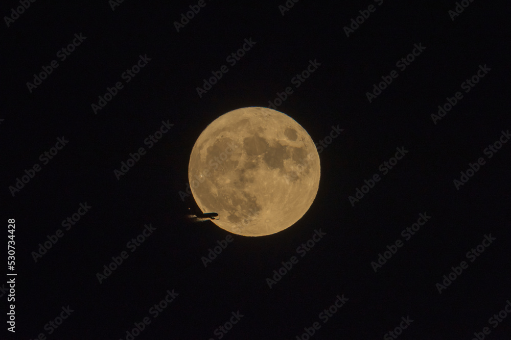 Obraz premium 2022 Harvest moon September 10th