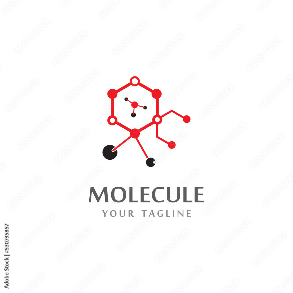 lecule atom logo design template vector illustration lecule atom logo design template vector illustration