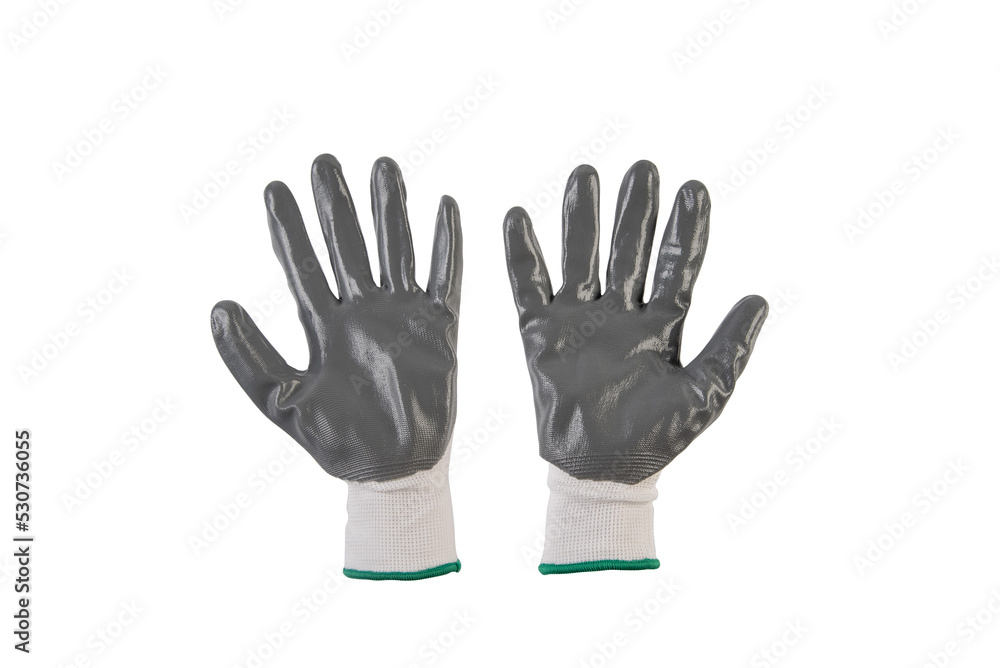 Obraz premium Work gloves isolated on transparent background 