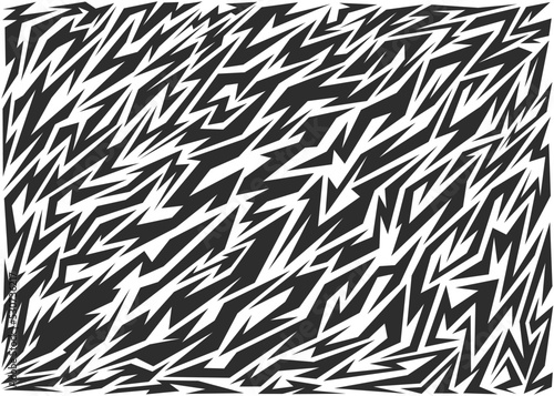 Abstract background with seamless sharp, zigzag and arrow pattern