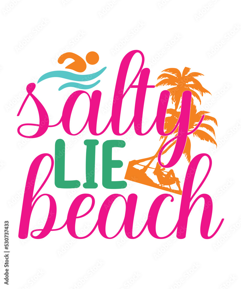 Beach; SVG Bundle, Summer Svg, Beach Clip Art, Summer cut files for ...