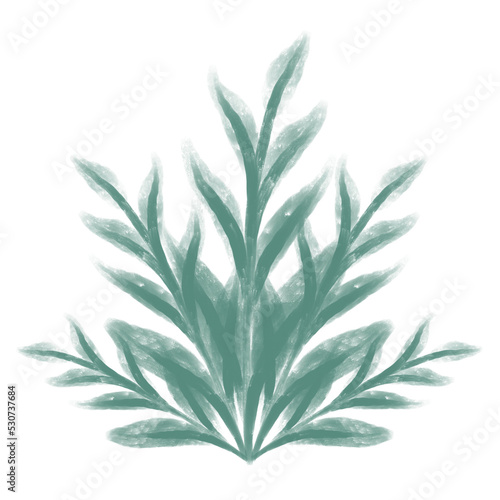 Delicate watercolor leaves and plants. Beautiful watercolor background with leaves. Wallpaper, templates with leaves. Watercolor branch with leaves. Illustration in watercolor style