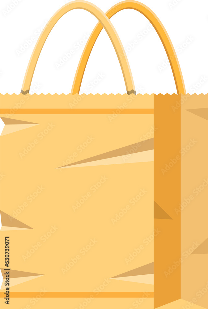 Fototapeta premium Grocery empty paper bag