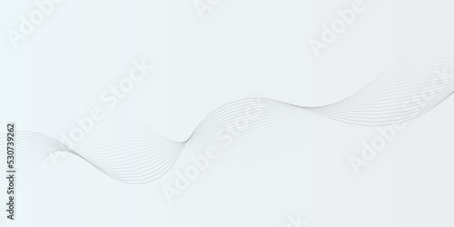 White wave background with flowing particle, white abstract background used for business, corporate, institution, poster, template, party, festive, seminar, vector, illustration
