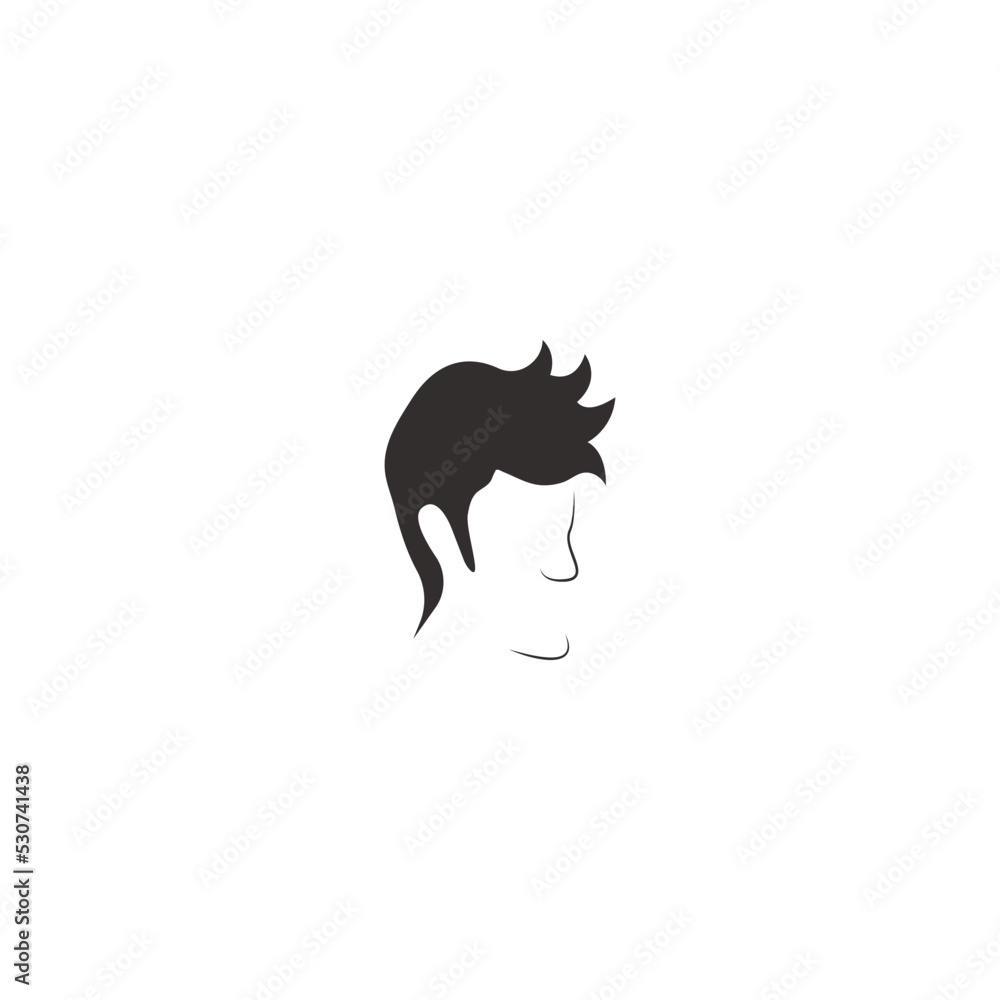 hair icon vector illustration