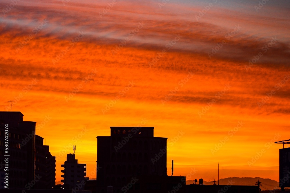 夕焼け雲 夕焼け雲