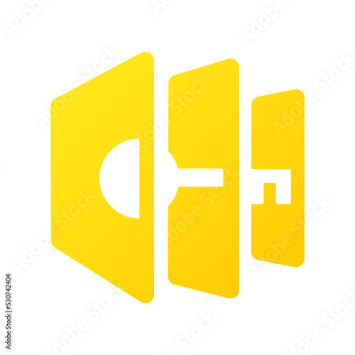 Key home simple logo concept