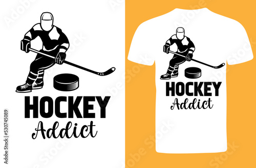 Hockey Addict svg design